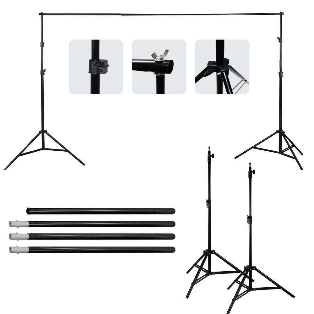 (BISA COD) RVOSTR STUDIO Tripod T-Shaped Bracket Backdrop Studio 280x300cm - DD-112
