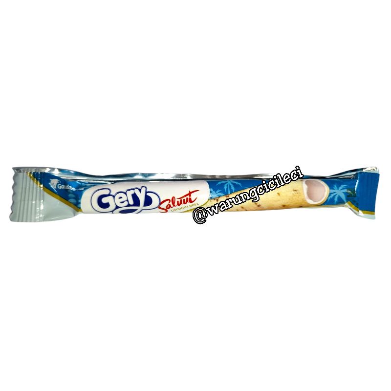 

GERY SALUUT COCONUT ROLL - GARUDA FOOD 7g