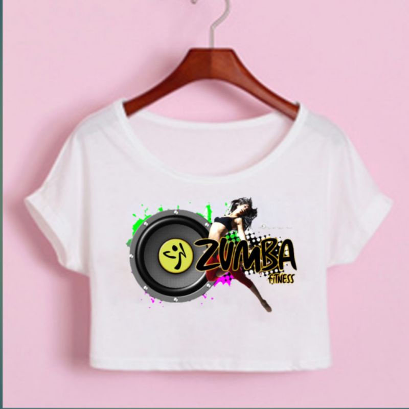 N2-KAOS KROP TOP ZUMBA DAN AEROBIC SPORTY