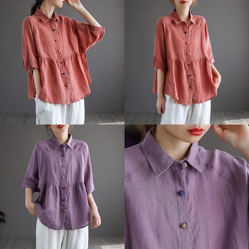 QIANA BLOUSE - Blouse korea Baju Atasan Wanita Muslim