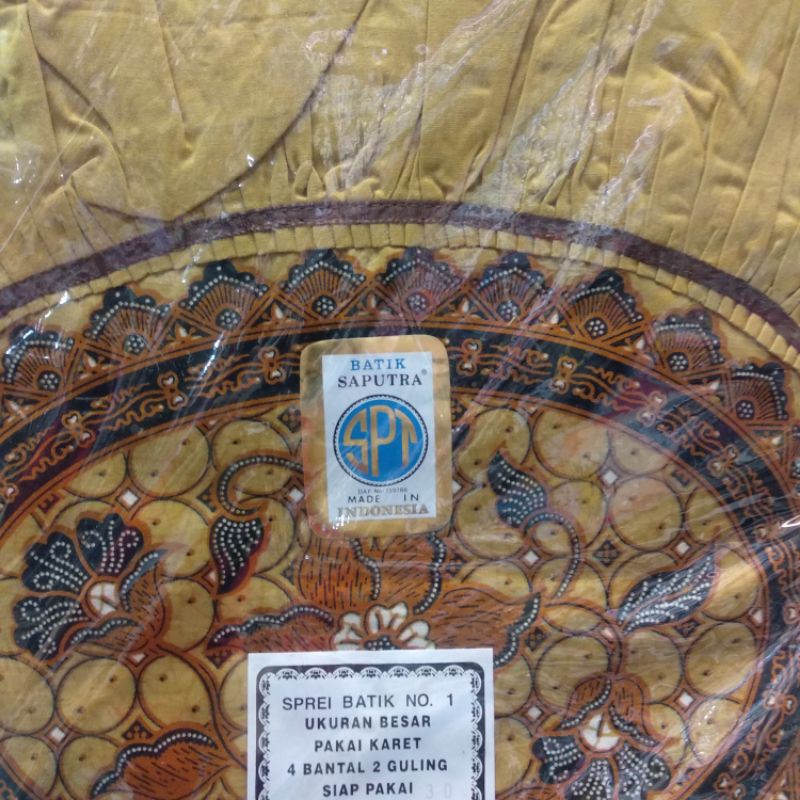 sprei batik saputra 4 bantal 180x200