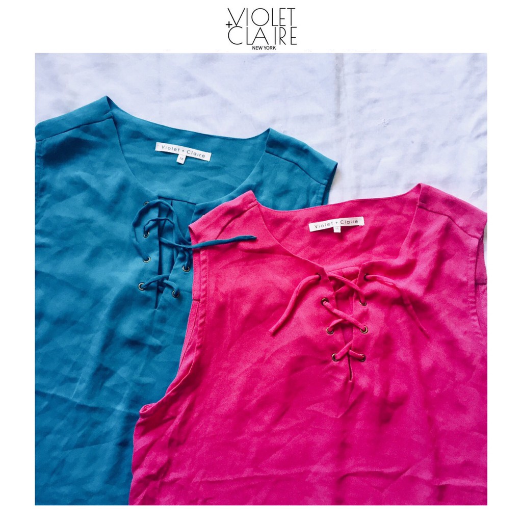 Blouse Pendek violet and Claire