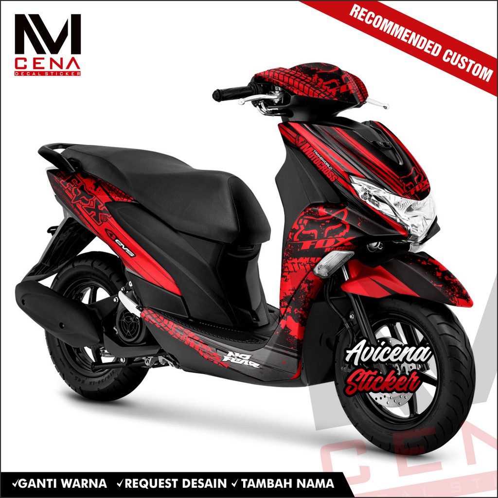 Sticker Decal Yamaha Freego Decal Sticker Freego Sticker Striping Decal Freego Full Body fox