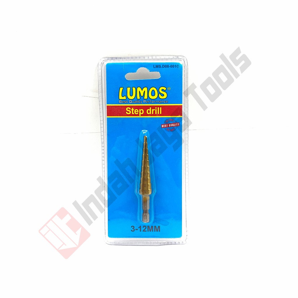 LUMOS SATUAN Step Drill 3-12 4-20 4-32 mm - Mata Bor Pagoda Besi