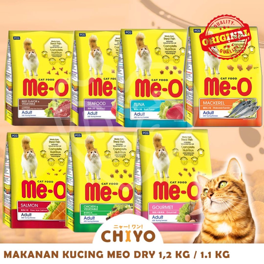 MEO DRY 1.1KG / 1.2KG [ MAKANAN KUCING KERING ]