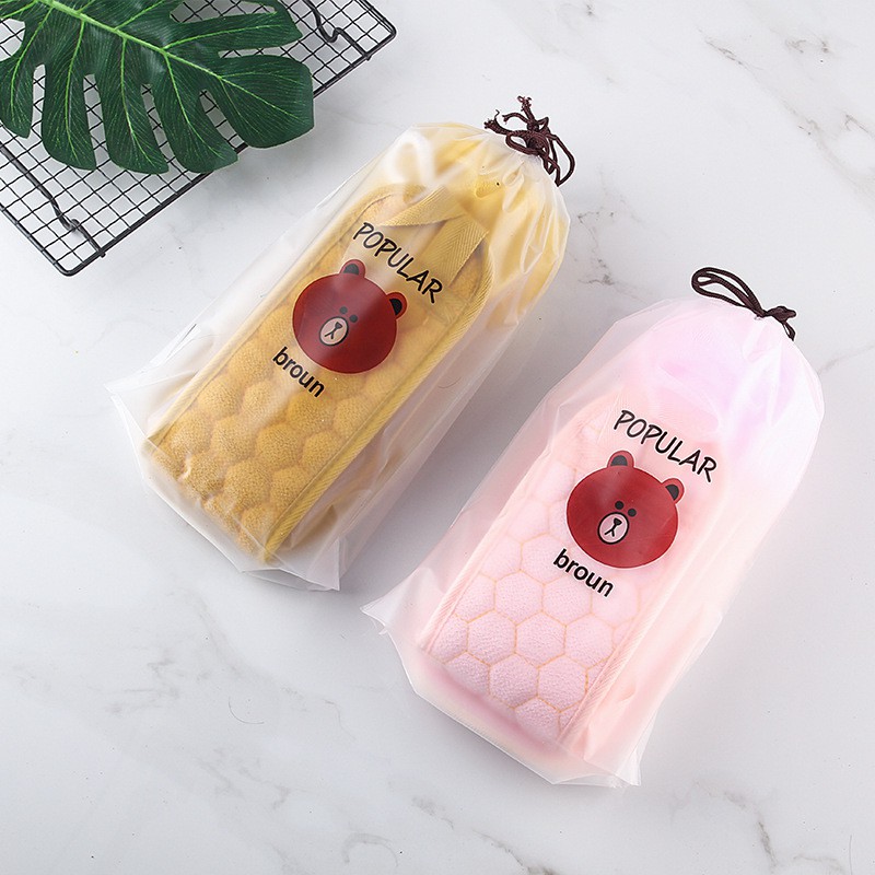 Bath Set Perlengkapan Mandi 4 in 1/ Shower Puff / Sikat Punggung / Lap Daki