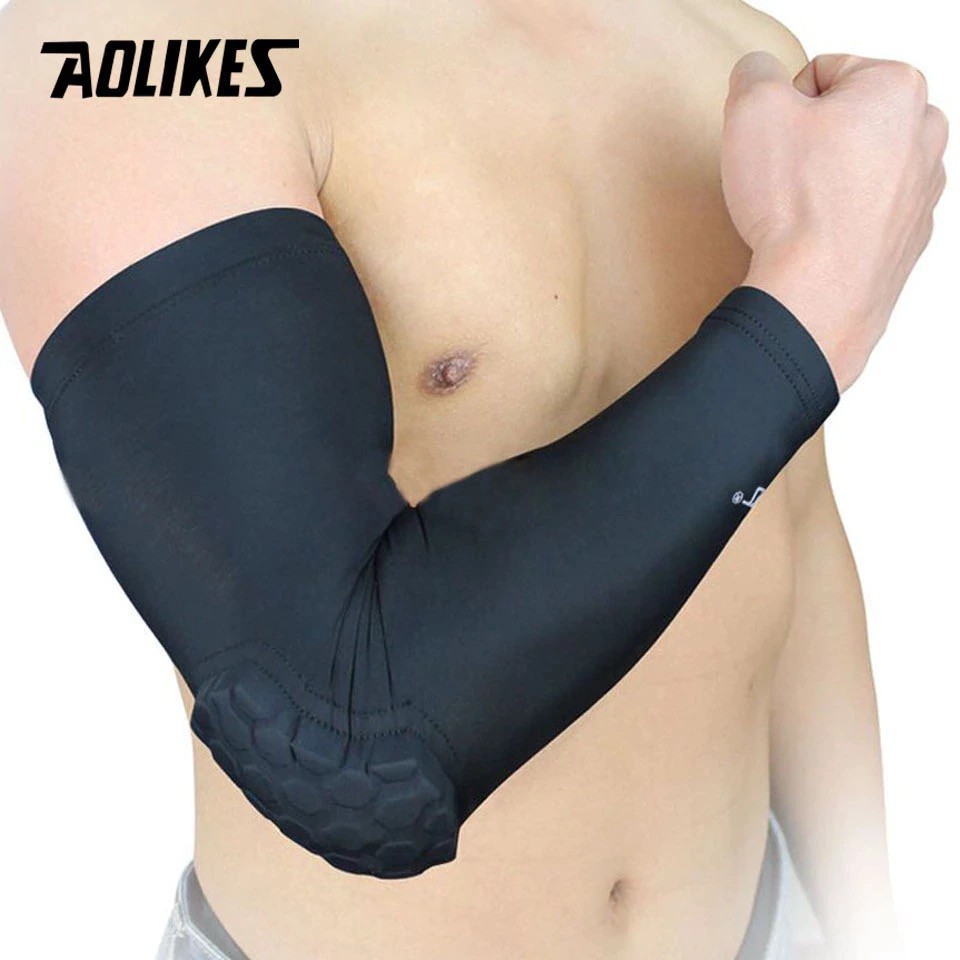 AOLIKES 7046 Long Arm Sleeve - Shooting Sleeve Basket / Deker Pelindung Siku Tangan