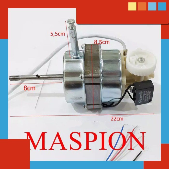 [Maspion MWF-41k] Mesin Motor Dinamo Kipas Angin Dinding WallFan