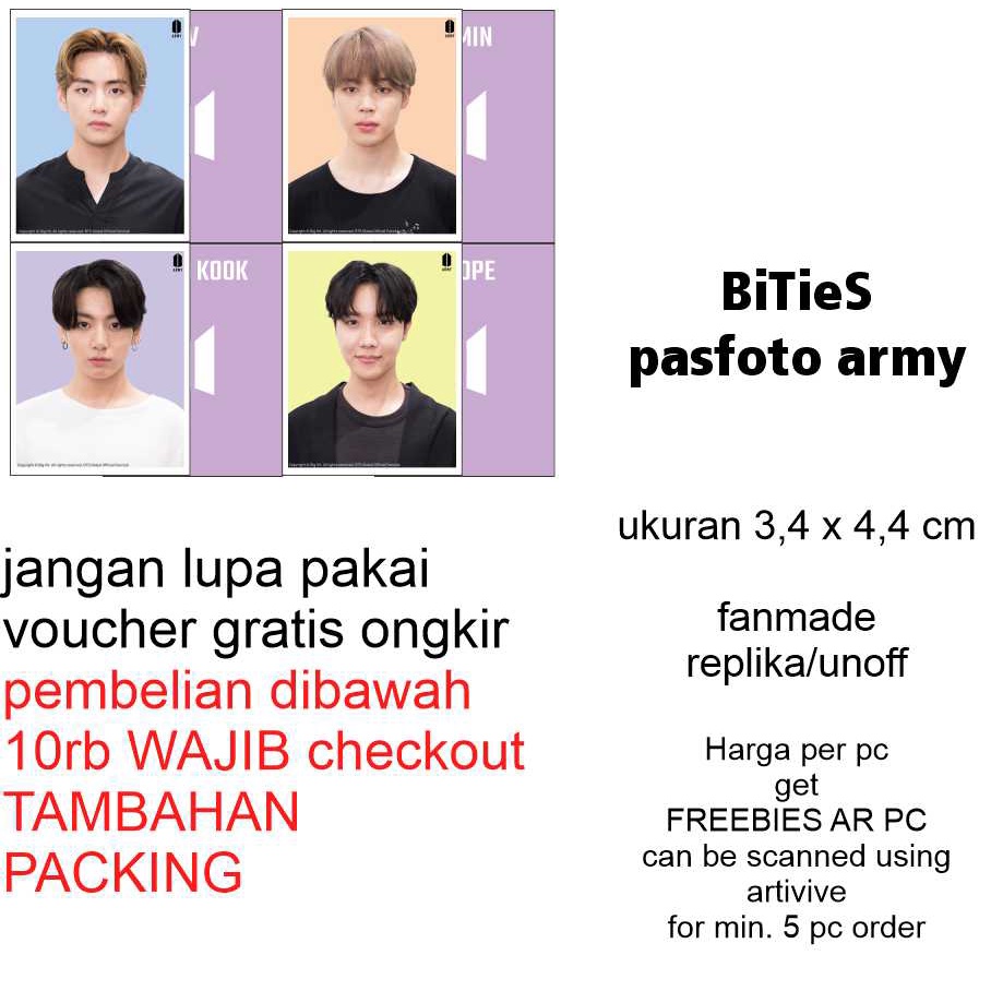 pasfoto bangtan bts unofficial