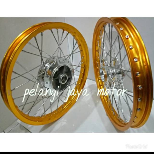 Sepaket Velg Jari Tromol Bonus Stell Jari Jari Paket Motor Jupiter Mx  - Vixion - SupraX125 - dll..