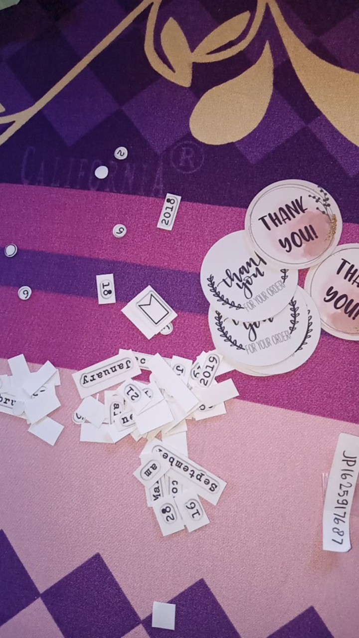 [ Bisa Cod ] Sticker Thank You / Stiker Terima Kasih✨ [ Part 4 ]