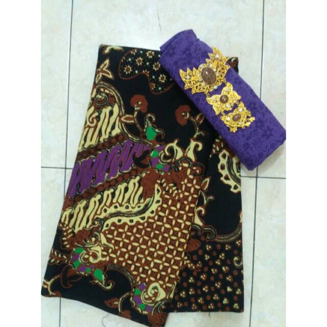 set kain batik dan embos
