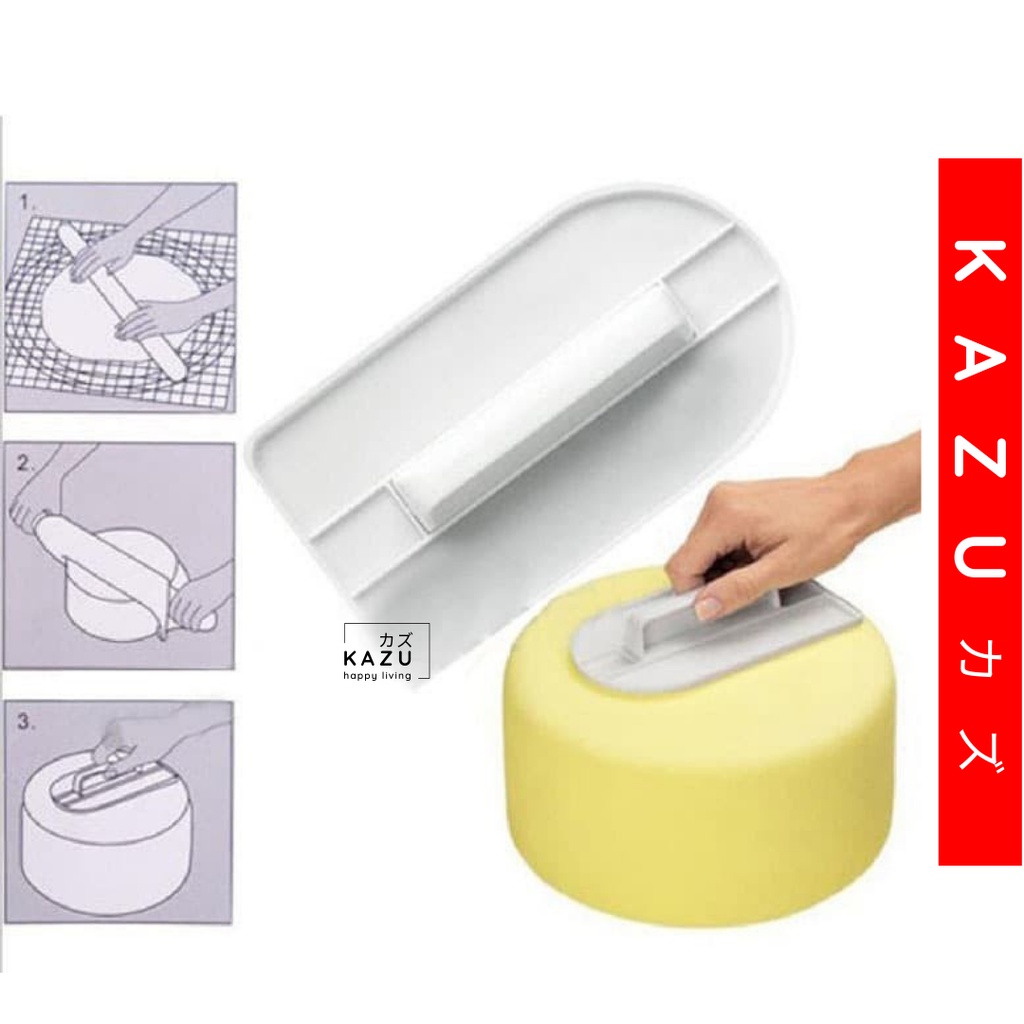 KAZU L155 SMOOTHER ICING FONDANT PENGHALUS COVER CAKE KUE PERATA SHAPE HALUS