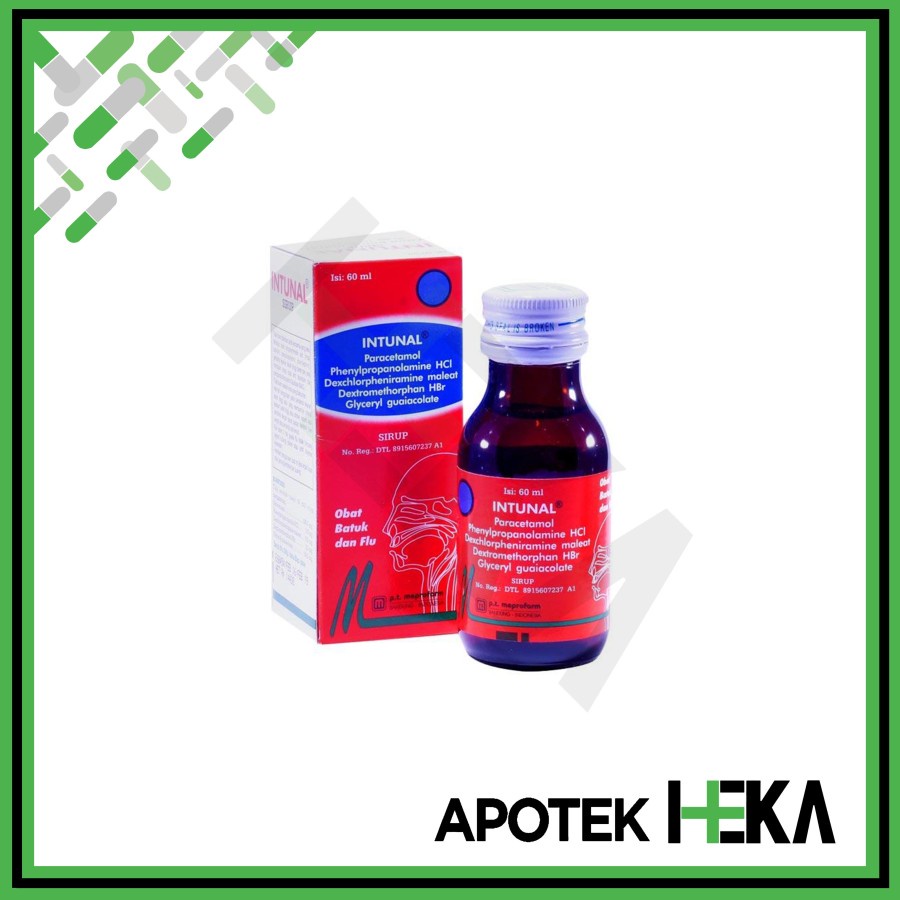 Intunal Syrup 60 ml - Sirup Obat Batuk dan Flu (BANDUNG)