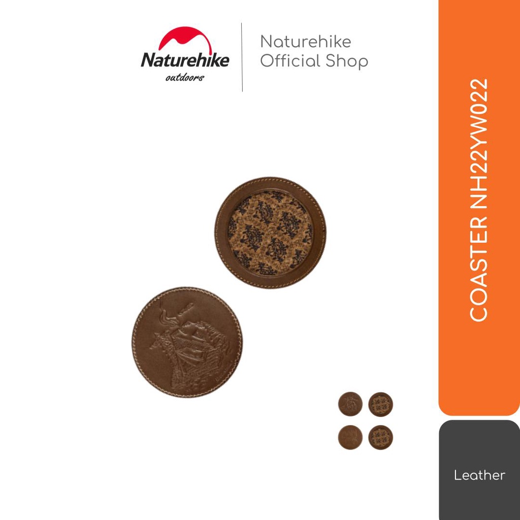 COASTER / TATAKAN GELAS / CANGKIR CAMPING NATUREHIKE NH22YW022