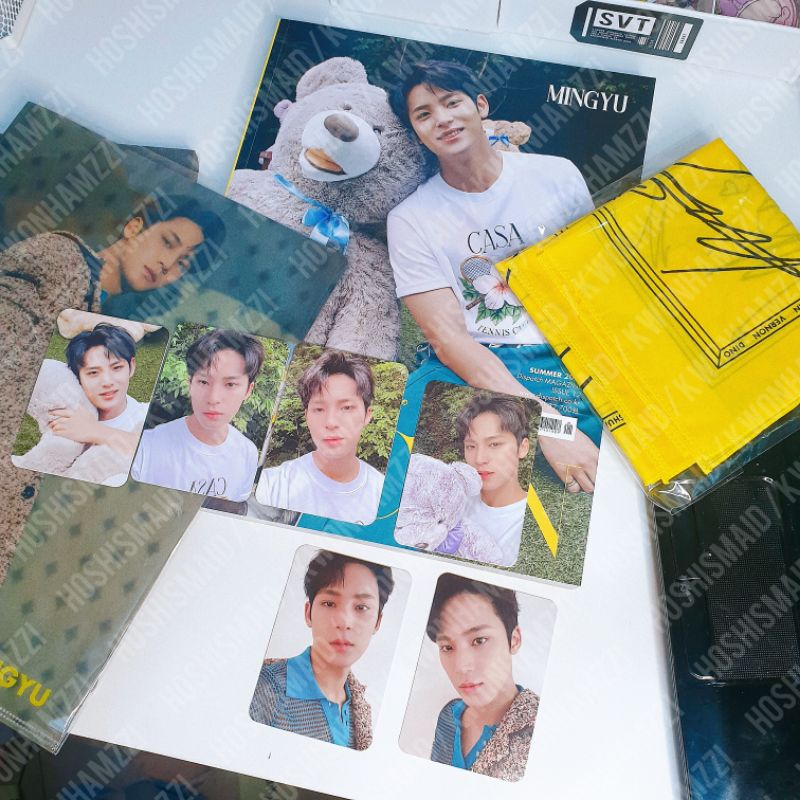 SEVENTEEN Dicon Magazine MINGYU edition unsealed fullset with photocard pc