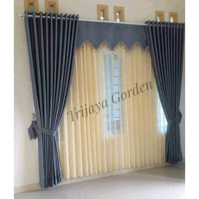 Gorden jendela besar -Jumbo L.300×T.270cm Blackout Grade A
