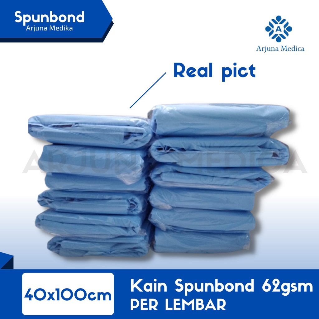 Kain Spunbond Murah PER LEMBAR 40x100cm (62gsm)