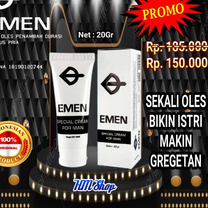 Serba murah ORIGINAL EMEN ALTERNATIF PENGGANTI MAHABBAH / MAHABAH CREAM Obat Oles Hajar Kuat Tahan J