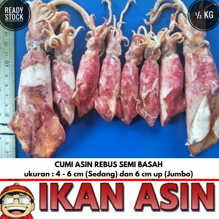 

CUMI ASIN BASAH 500 gr