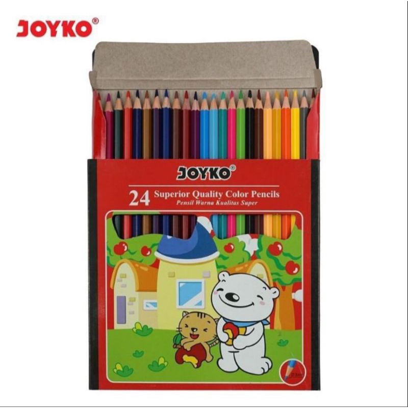 

pensil warna 24 warna panjang joyko