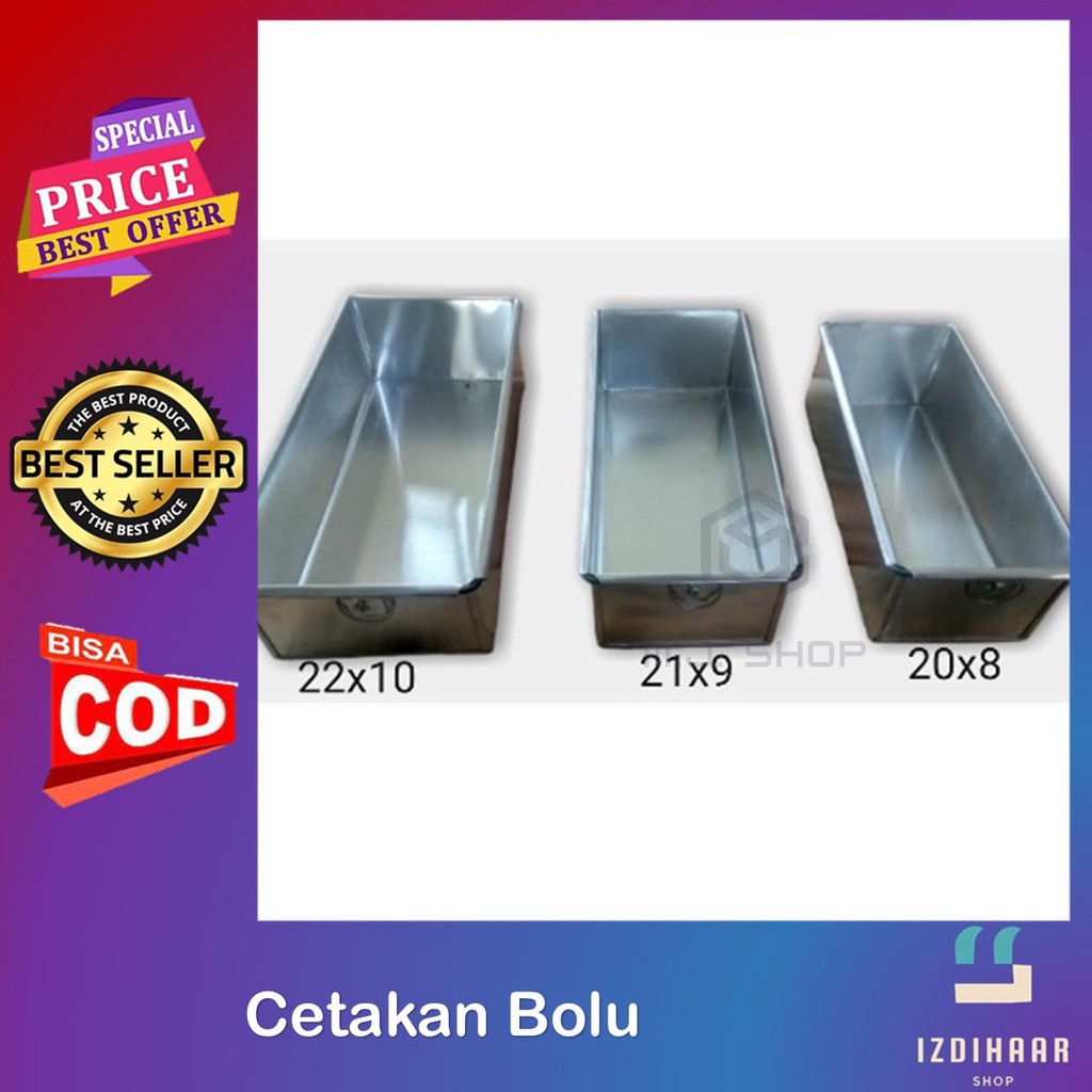 PROMO Cetakan kue bolu, cetakan kue kukus, cetakan kue panggang, cetakan kue oven 1 set dapat 3 ukur
