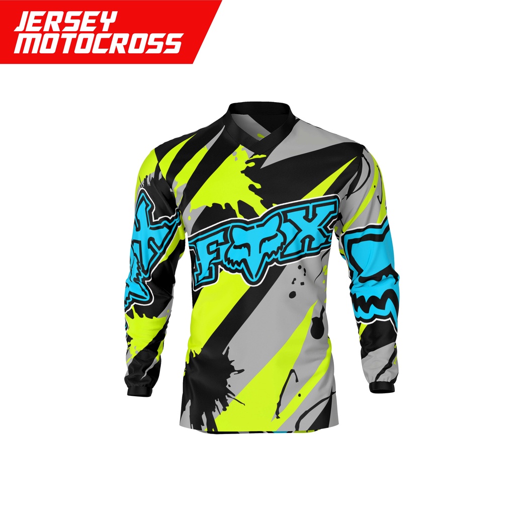 JERSEY RACING MOTOR CROSS LONG SLEEVE MOTOCROSS LENGAN PANJANG SERIES 5