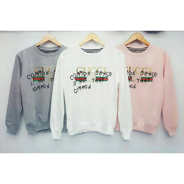 Sweater wanita gucci 3 warna / lengan panjang / baju wanita / sweater murah