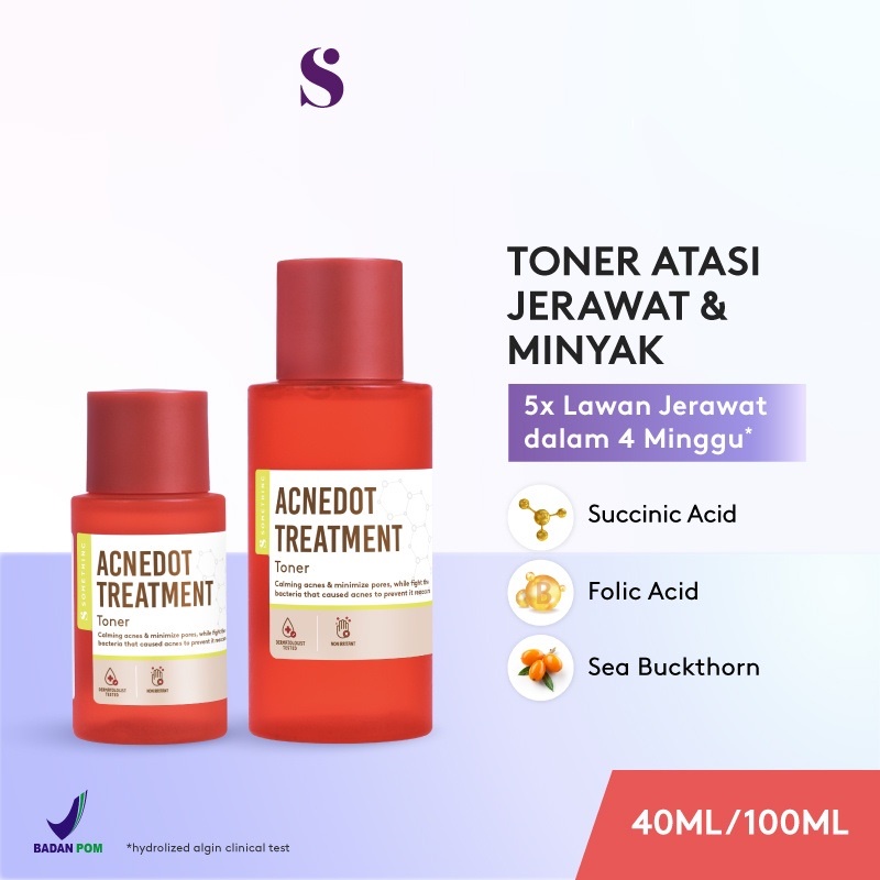 SOMETHINC ACNEDOT Treatment Toner | Toner Kulit Berjerawat BY AILIN