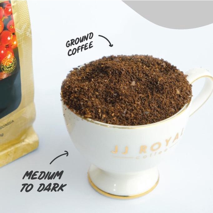 

Coffee/Kopi JJ Royal Papua Arabica Ground Bag 200g