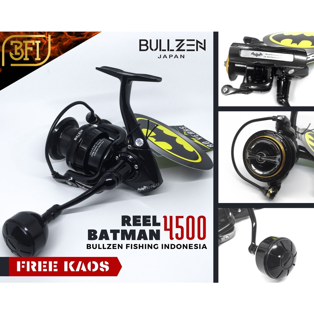 Reel Bullzen BATMAN 4500 SW Dark Knight Series