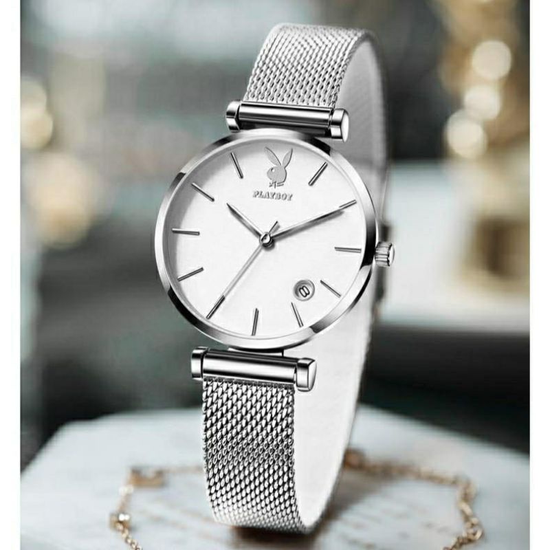 jam tangan cewek playboy RANTAI PASIR tanggal
