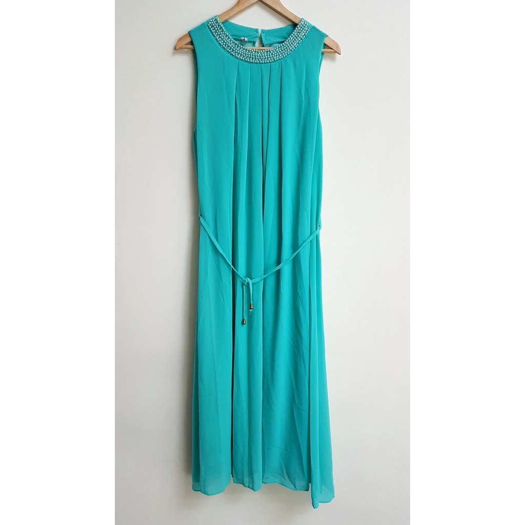 Long Dress Maxi Casual Party Gaun Pesta Bridesmaid Manik | Tosca -  All Size NEW no tag