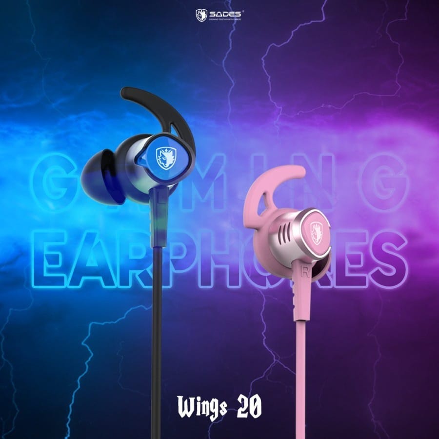 C_    EARPHONE SADES WING 20 NEW PRODUK SA-606