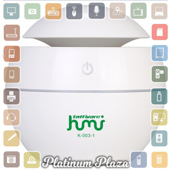 Taffware Minimalist Air Ultrasonic Aroma Humidifier - HUMI K-003-1 - White`15l734-