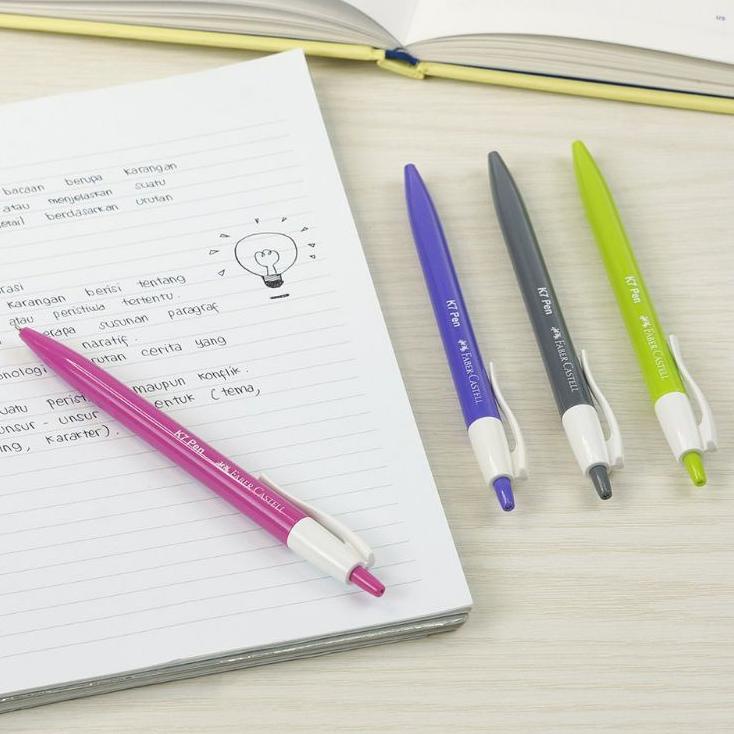 

Ready Terkini Pulpen K7 Pen 12+2 FREE Faber Castell Black Ink