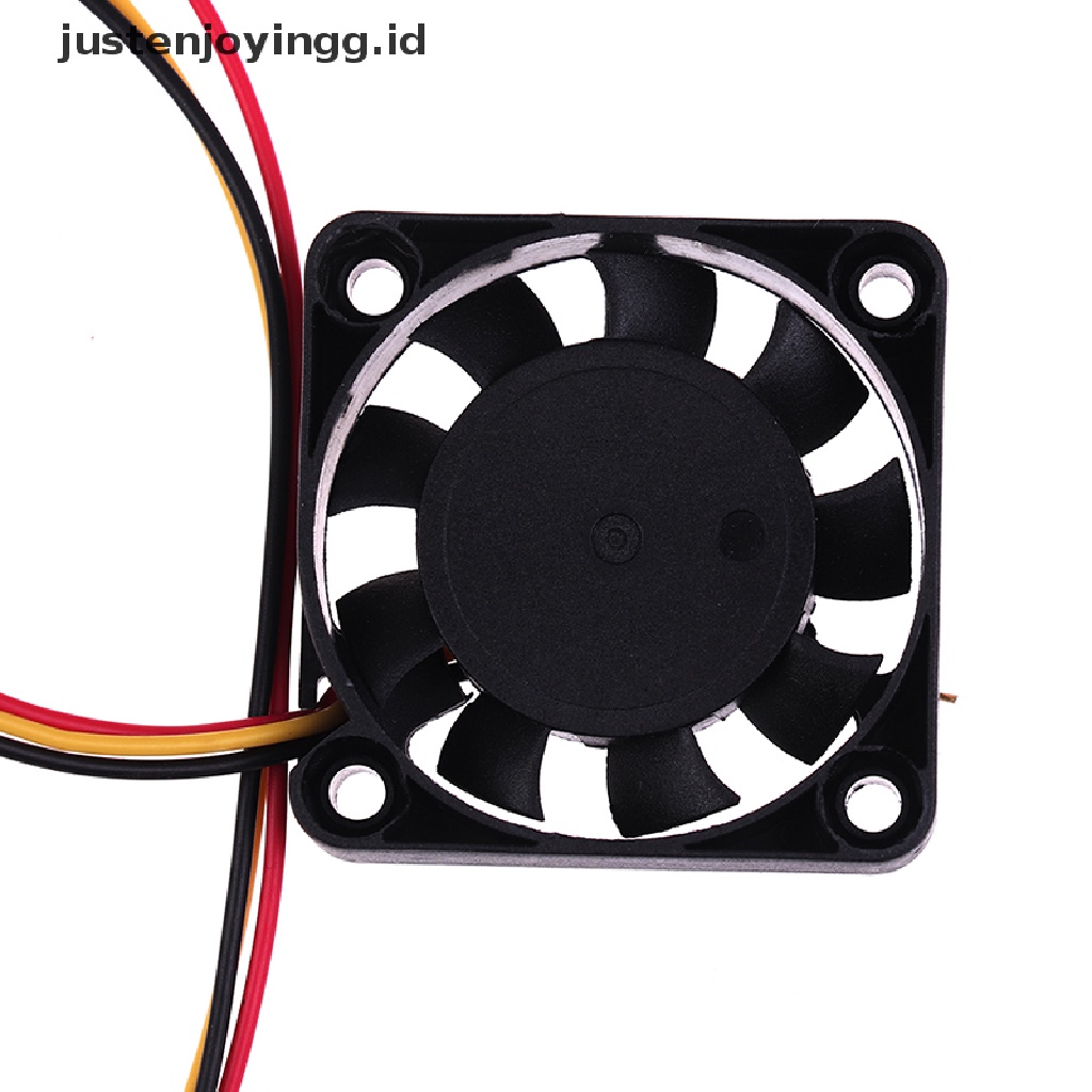 【justenjoyingg.id】 1Pc 4010 40MM 40*40*10 Cooling Fan 12V 0.8W 0.06A 3Pin Cooler Heatsink Mini Fan .