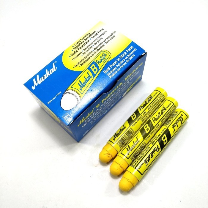 

Paintstik Markers Penanda Logam,Pipa,Kaca/Solid Paint Markal B/Kuning
