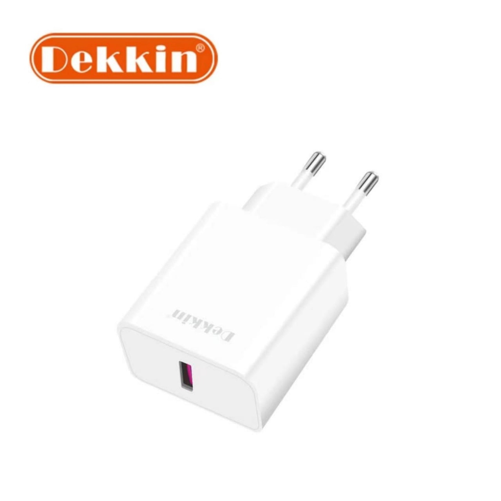 CHARGER DEKKIN DK 542 5A QUICK CHARGER QC 3.0+ FAST CHARGING + KABEL DATA