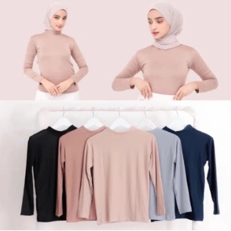 BAJU ATASAN WANITA POLOS BAHAN SPANDEK MANSET BAJU SPANDEK LENGAN PANJANG MURAH BISA COD