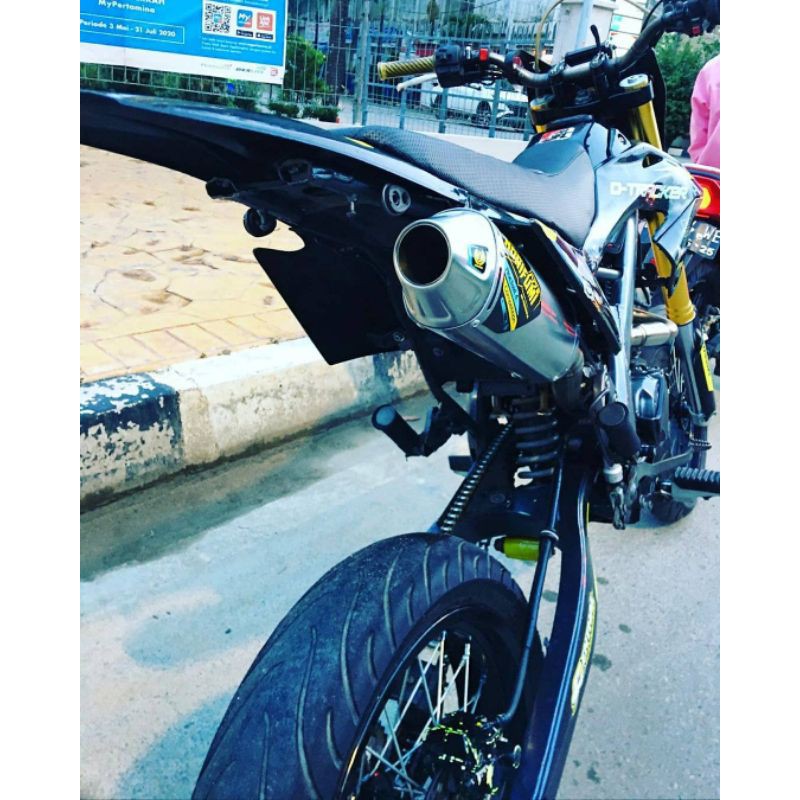 knalpot Norifumi Rocket 4 competition fullset PNP KLX-D tracker-BF-S-G/crf/wr155/custom Tiger,vixi,Fu,MP,Scorpio-2