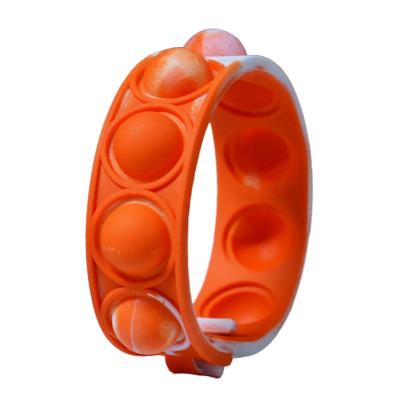 Unicorn Pop It Fidget Toys Push Popit Bubble Sensory Fidget Wristband Autism Squishy Stress Reliever Kids Toys-1