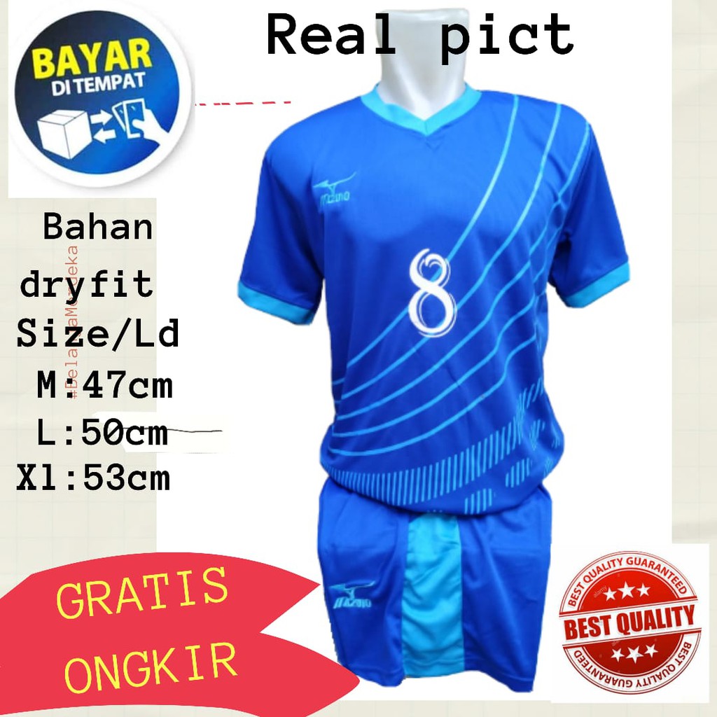 BAJU JERSEY BOLA /FUTSAL/VOLLY UNISEX