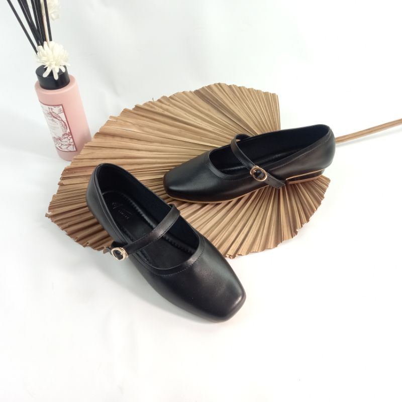 VNL 0104 Aline Flatshoes | Sepatu Wanita | Sepatu Flatshoes | Flatshoes Casual | Sepatu Hak 2cm