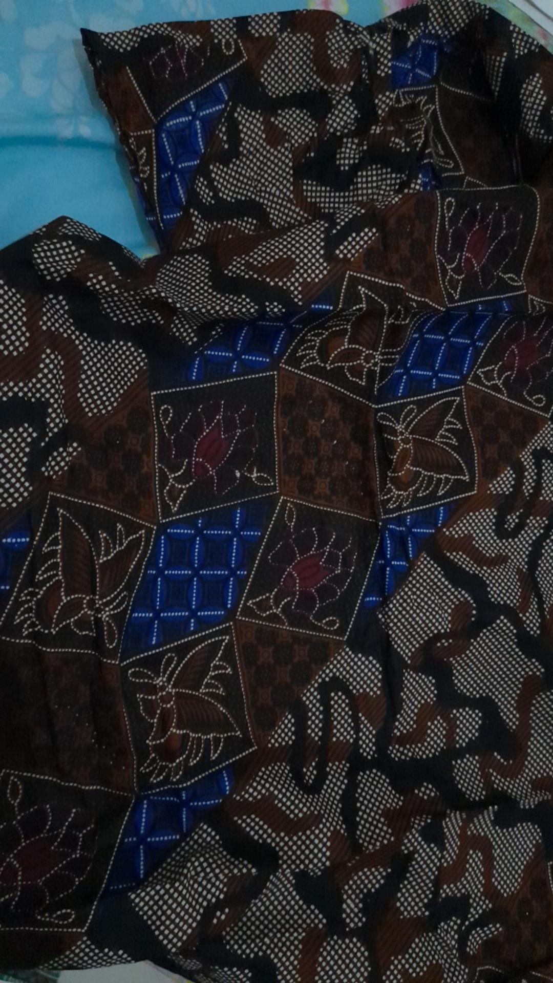 Batik Dolby Dolbi Dobby Doby Tenun Sutra Tulis Katun Atbm Baton Sarimbit Couple Pkl Hem Sogan Srg30x