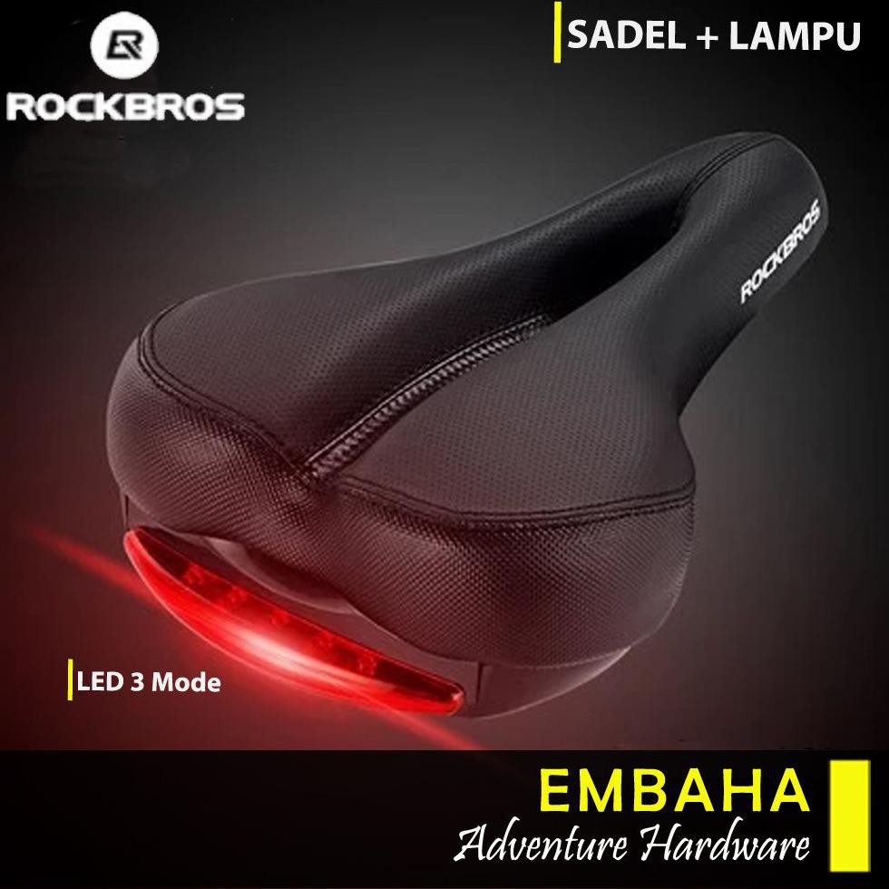 SADEL SEPEDA LAMPU SEPEDA ROCKBROS