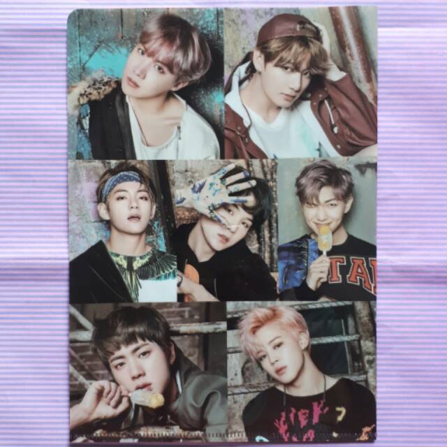BTS CLEAR FILE / L HOLDER READY STOCK