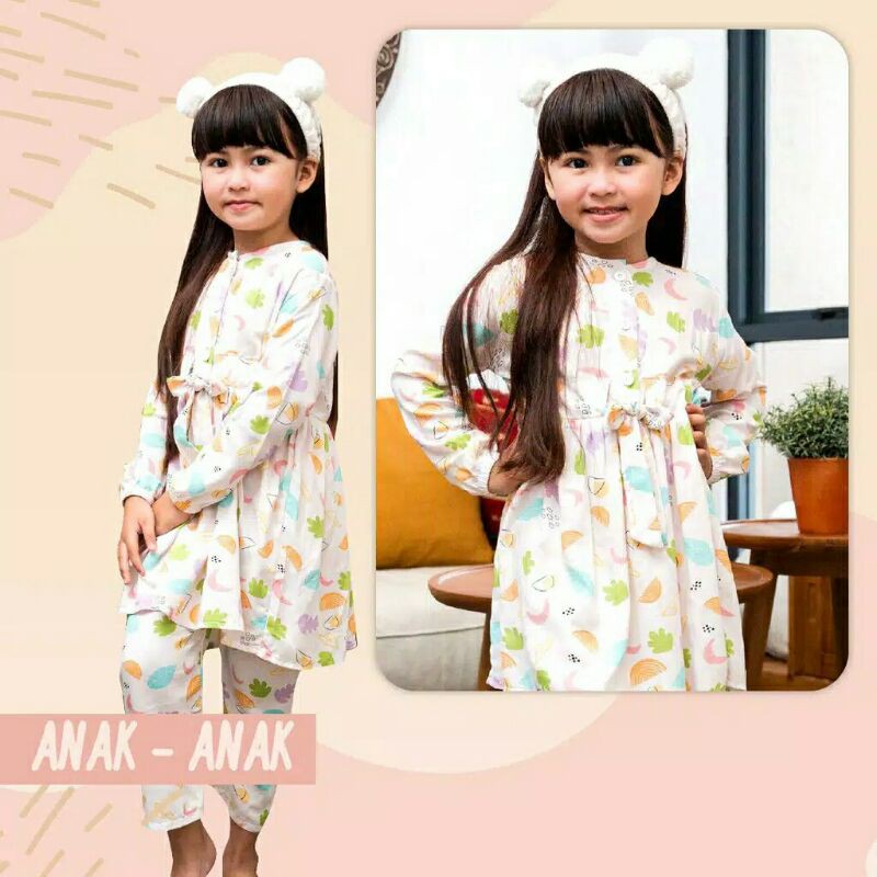Piyama Baby Doll Anaya piyama anak couple piyam rayon viscose
