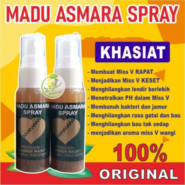 [ PERAPAT VAGINA MISS V KEWANITAAN ] RAMUAN ASLI MADURA Madu Asmara Spray Wangi Keset Keputihan