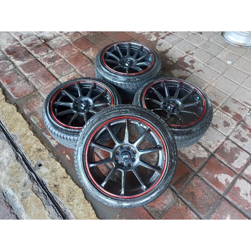 Velg Bekas Mobil HSR ZICO Ring17 Ban ACCELERA PHI 205 45 R17 VIOS YARIS COROLA JAZZ